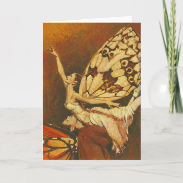 Beautiful Fairy Dancers Greetings card (Front)
