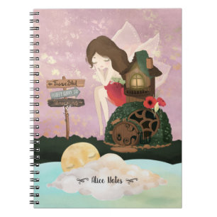 Beautiful fairy in an enchanted world - Notebook