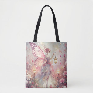 Beautiful Fairy in Garden Tote Bag