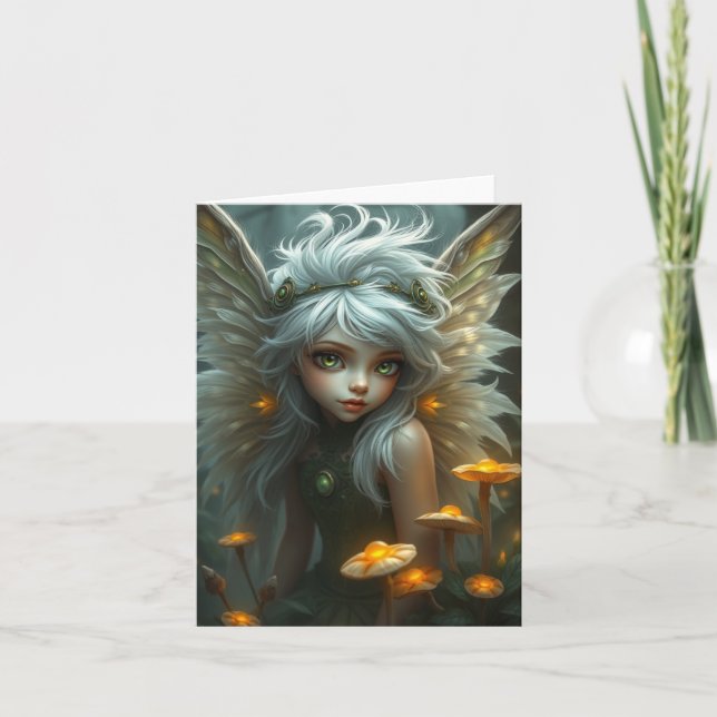 Beautiful Fairy Portrait Card (Front)