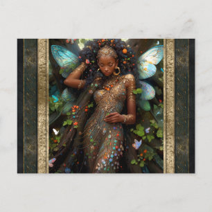Beautiful Fairy Woman Fantasy Art Postcard