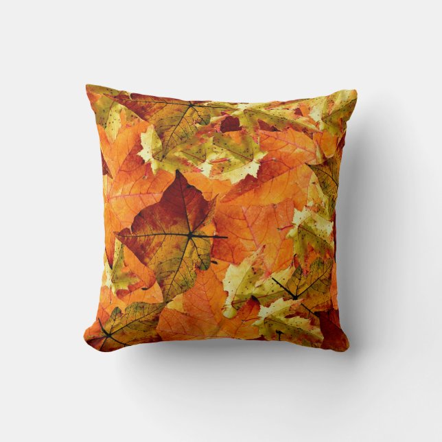 Beautiful Fall Leaves Pillow! Cushion (Front)
