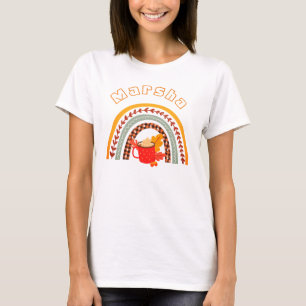 Beautiful Fall Rainbow And Hot Chocolate T-Shirt