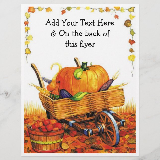 Beautiful Fall Scene Flyer (Front)