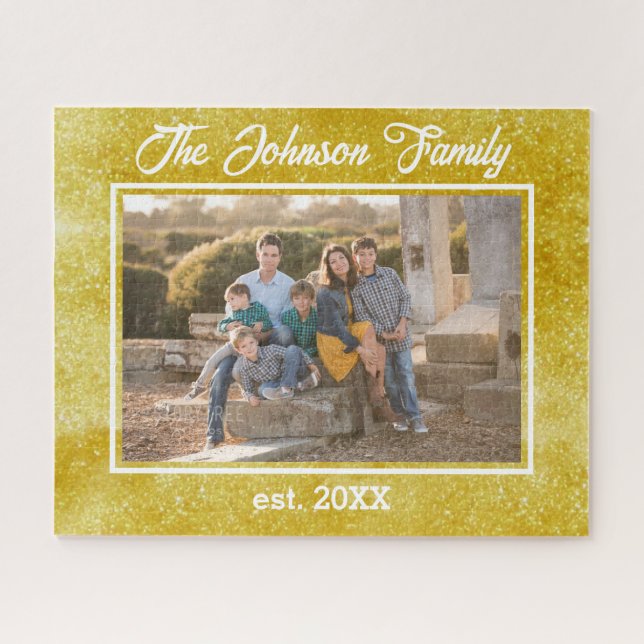 Beautiful Family Photo Jigsaw Puzzle (Horizontal)