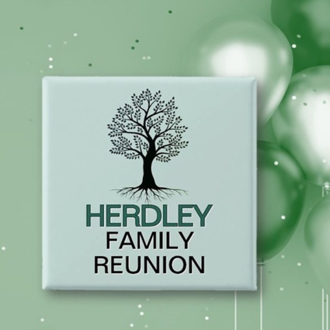 Beautiful Family tree Family Reunion  15 Cm Square Badge (Creator Uploaded)