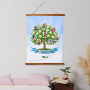 beautiful Family Tree Photo Names Wall Art Decor