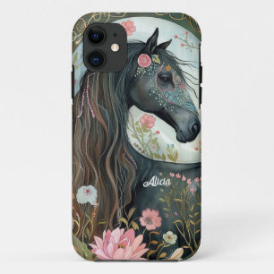 Beautiful Fantasy Black Horse Case-Mate iPhone Case