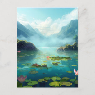 Beautiful Fantasy Enchanted Landscape Postcard