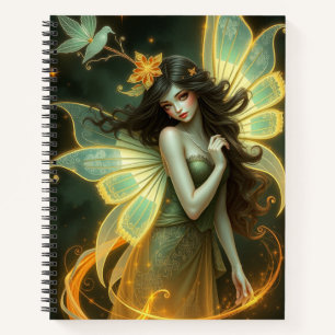 Beautiful Fantasy Fairy Art Notebook