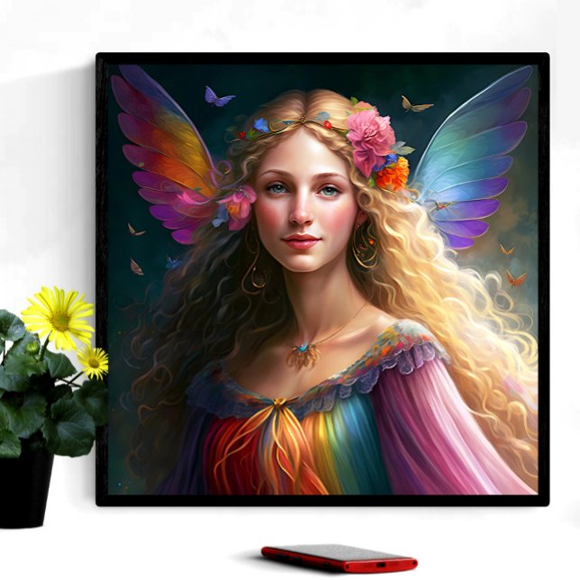 Beautiful Fantasy Rainbow Fairy Poster (Creator Uploaded)