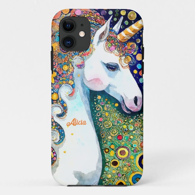 Beautiful Fantasy Unicorn Case-Mate iPhone Case (Back)