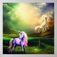Beautiful Fantasy Unicorn - Mythical Creature