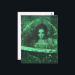 Beautiful Fantasy Woman with Red Hair in Tub  Postcard<br><div class="desc">A beautiful woman with red hair in a vintage tub fantasy AI generated art</div>