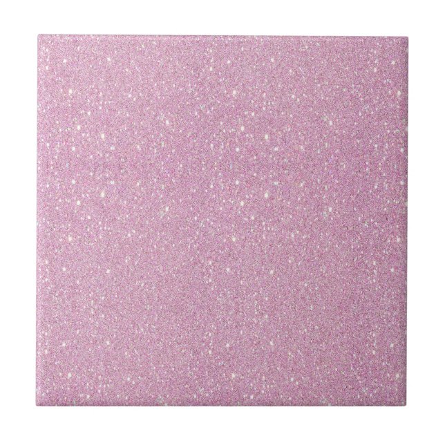 Beautiful fashionable soft purple glitter shinning tile (Front)