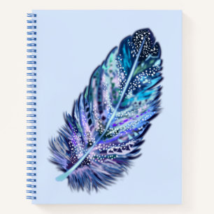 Beautiful Feather - Choose your colour Notebook