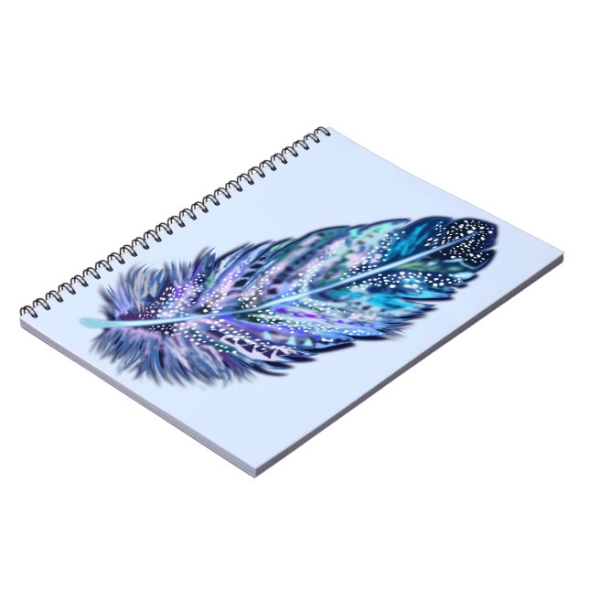 Beautiful Feather Notebook (Left Side)