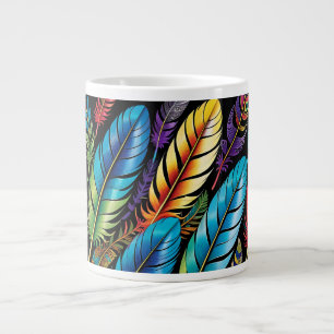 Beautiful Feathers Large Coffee Mug