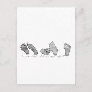 Beautiful Feet Postcard