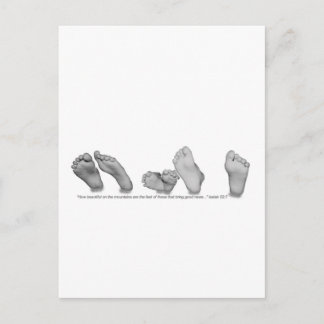 Beautiful Feet Postcard