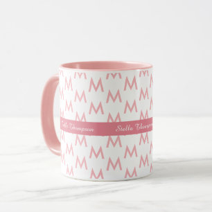 beautiful & feminine pink mug