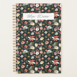 Beautiful Feminine Wildflower Calender Planner