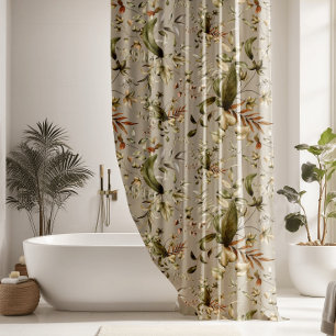 Beautiful Fern Leaves Shower Curtain