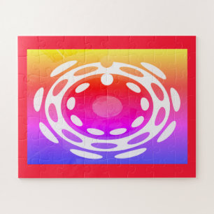 Beautiful festive abstract art jigsaw puzzle