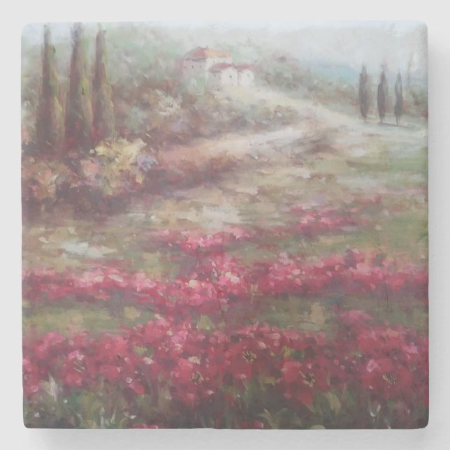 Beautiful Fine Art Stone Coaster (Front)