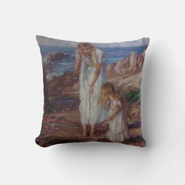 Beautiful Fine Art Throw Pillow (Front)