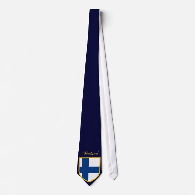 Beautiful Finland Flag Tie (Front)