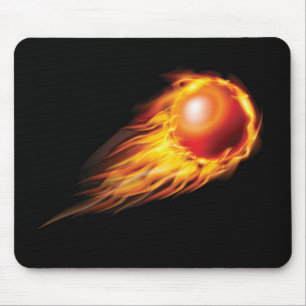 Beautiful Fireball Mouse Mat