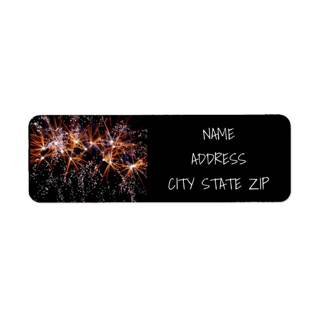 **BEAUTIFUL FIREWORKS** RETURN ADDRESS (Front)