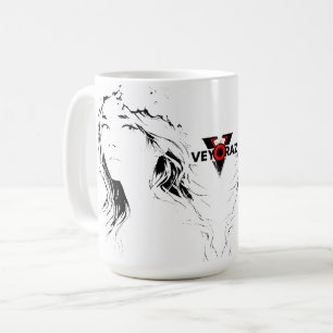 Beautiful Floral Anime Girl – Soft Pastel Aesthe Coffee Mug