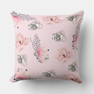 Beautiful Floral chick Rose Cushion