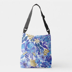 Beautiful Floral Crossbody Tote