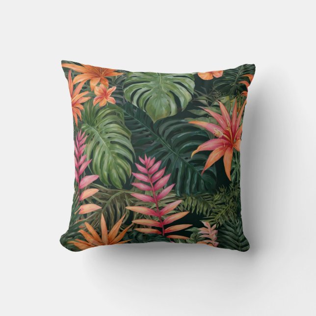 Beautiful Floral Design Cushion (Front)