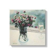 Beautiful floral fine art canvas by Pola.B.Alex