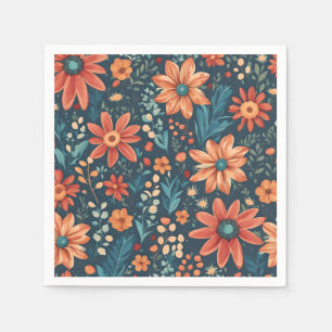 Beautiful Floral Inspiration Napkin
