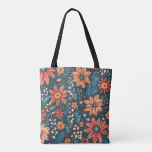 Beautiful Floral Inspiration Tote Bag