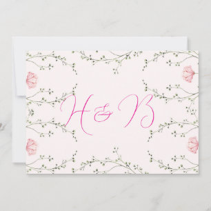 Beautiful Floral  Invitation