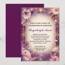 Beautiful Floral Magic Teen Girls' Birthday
