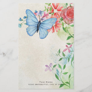 Beautiful Floral Nature Stationery