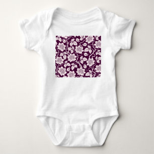 Beautiful Floral Pattern Baby Bodysuit