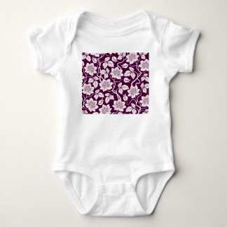 Beautiful Floral Pattern Baby Bodysuit