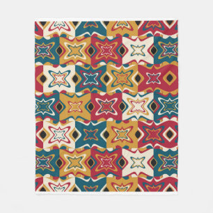 Beautiful Floral Pattern Fleece Blanket