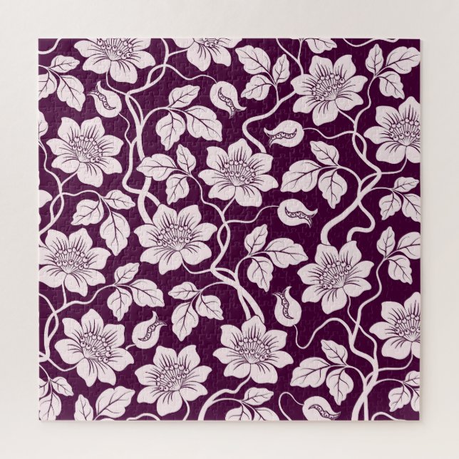 Beautiful Floral Pattern Jigsaw Puzzle (Vertical)