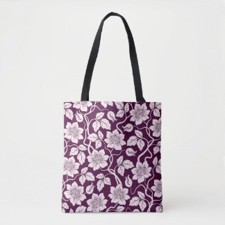 Beautiful Floral Pattern Tote Bag