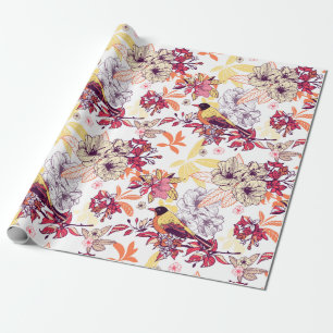 Beautiful Floral pattern Wrapping Paper