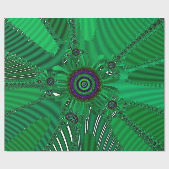 Beautiful Floral Pattern  Wrapping Paper (Flat)